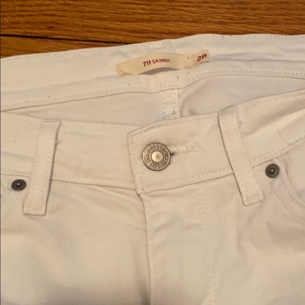 White Levis 711 - Picture 2 of 4